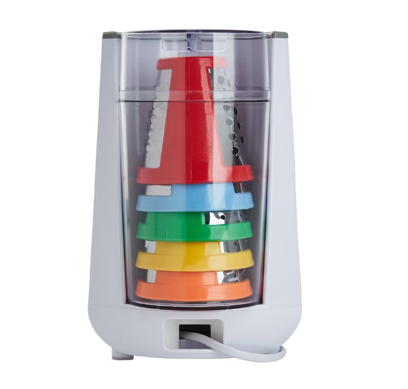 5-in-1 Salad Maker- White/ with storage compartment