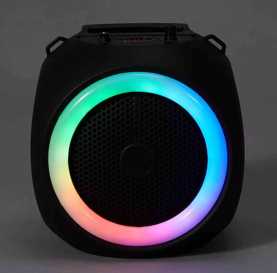 Bluetooth Black Portable Karaoke Festive Party Speaker