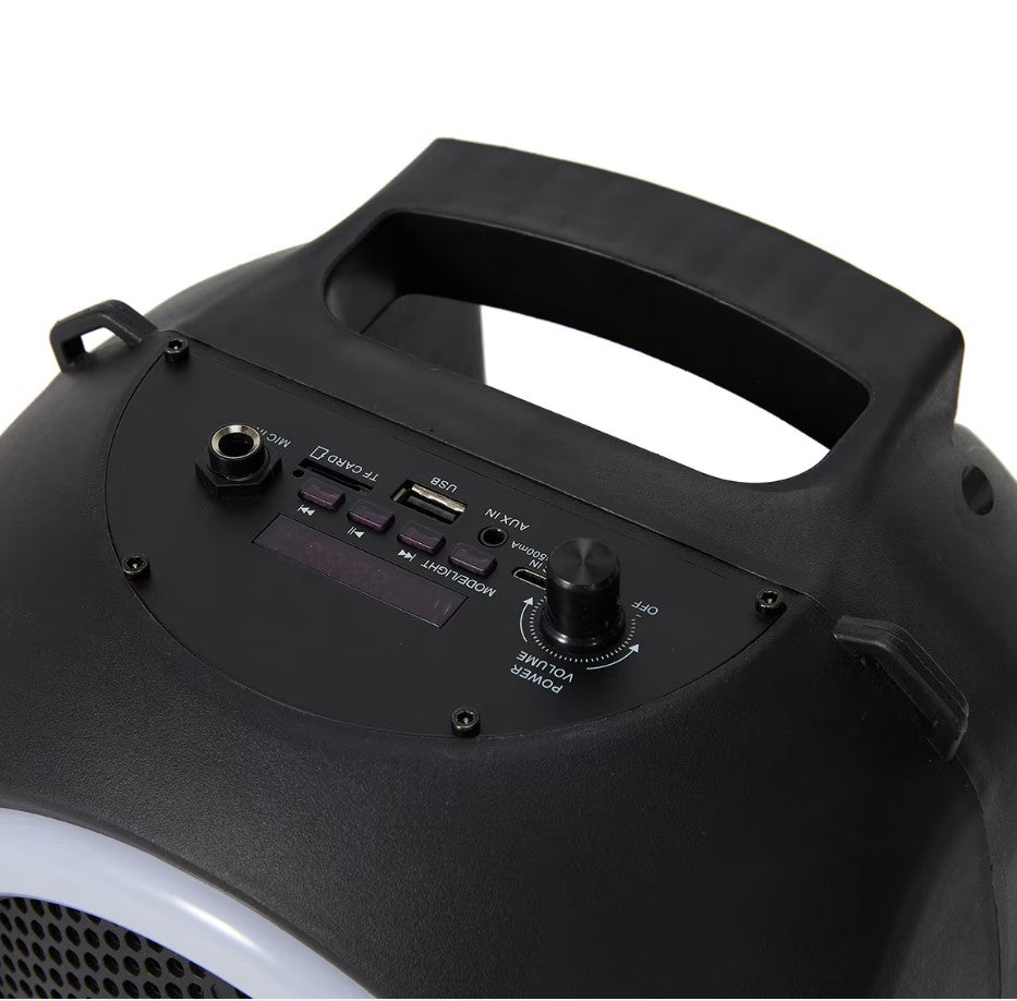 Bluetooth Black Portable Karaoke Festive Party Speaker
