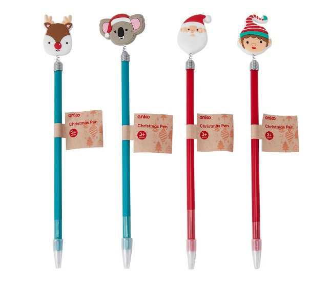 Christmas Pen - 3 Pack/ Assorted/Suitable for Ages 3+ years