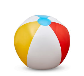 2 Pack Inflatable 33cm Beach Ball - Multicolour /Suitable for Ages 2+ Years