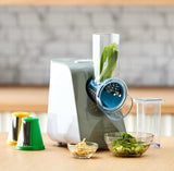 5-in-1 Salad Maker- White/ with storage compartment
