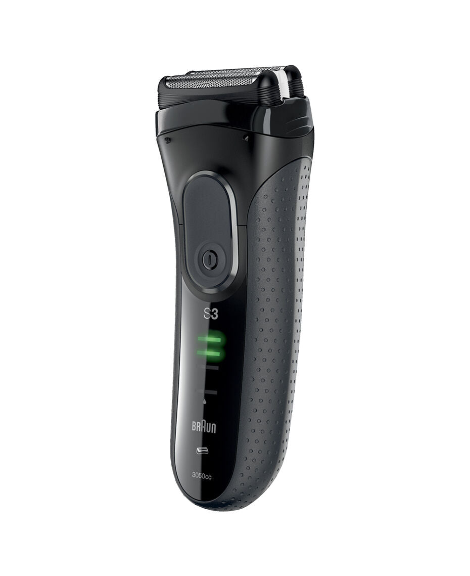 Barun Series 3 ProSkin Washable Electric Shaver Black with Clean & Charge Station - TheITmart