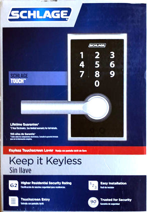 Schlage Touch Keyless Touchscreen Lever