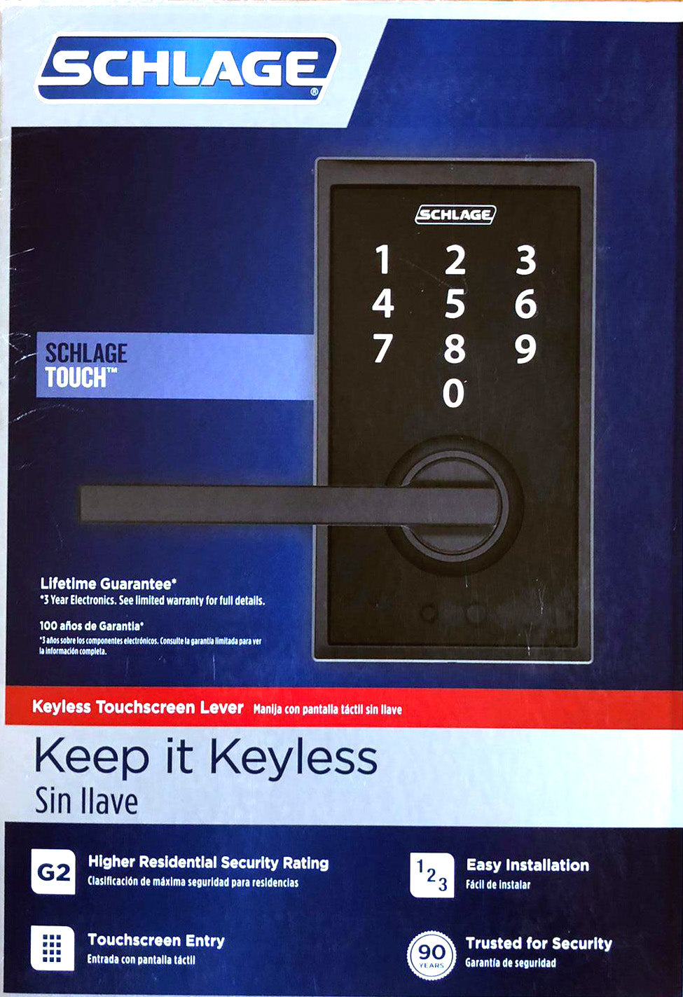 Schlage Touch Keyless Touchscreen Lever TheITmart