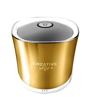 Creative Woof Tm 3 Puissant Haut -Parleur Bluetooth AVEC Lecteur mp3/  Gold