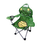 Marquee Crocodile Fun Design Kids Camp Chair/ Durable Steel Frame/ Legs Safety Lock