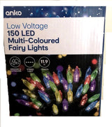 Anko Low Voltage 150 LED Multi-Coloured Fairy Lights - TheITmart