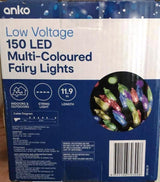 Anko Low Voltage 150 LED Multi-Coloured Fairy Lights - TheITmart