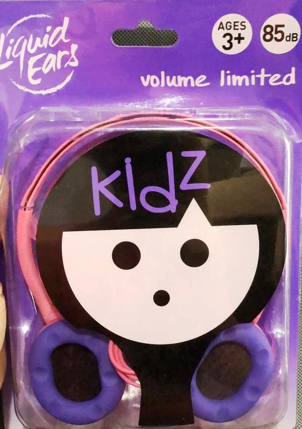 Liquid Ears Kids Volume Limited Foldable Headphones - Purple - TheITmart