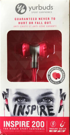 Yurbuds Inspire 200 Sports In-Earphone For Women/ Pink