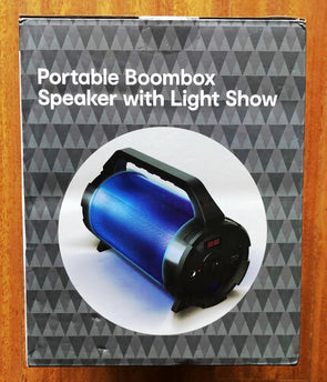 Portable Boombox Speaker with Light Show