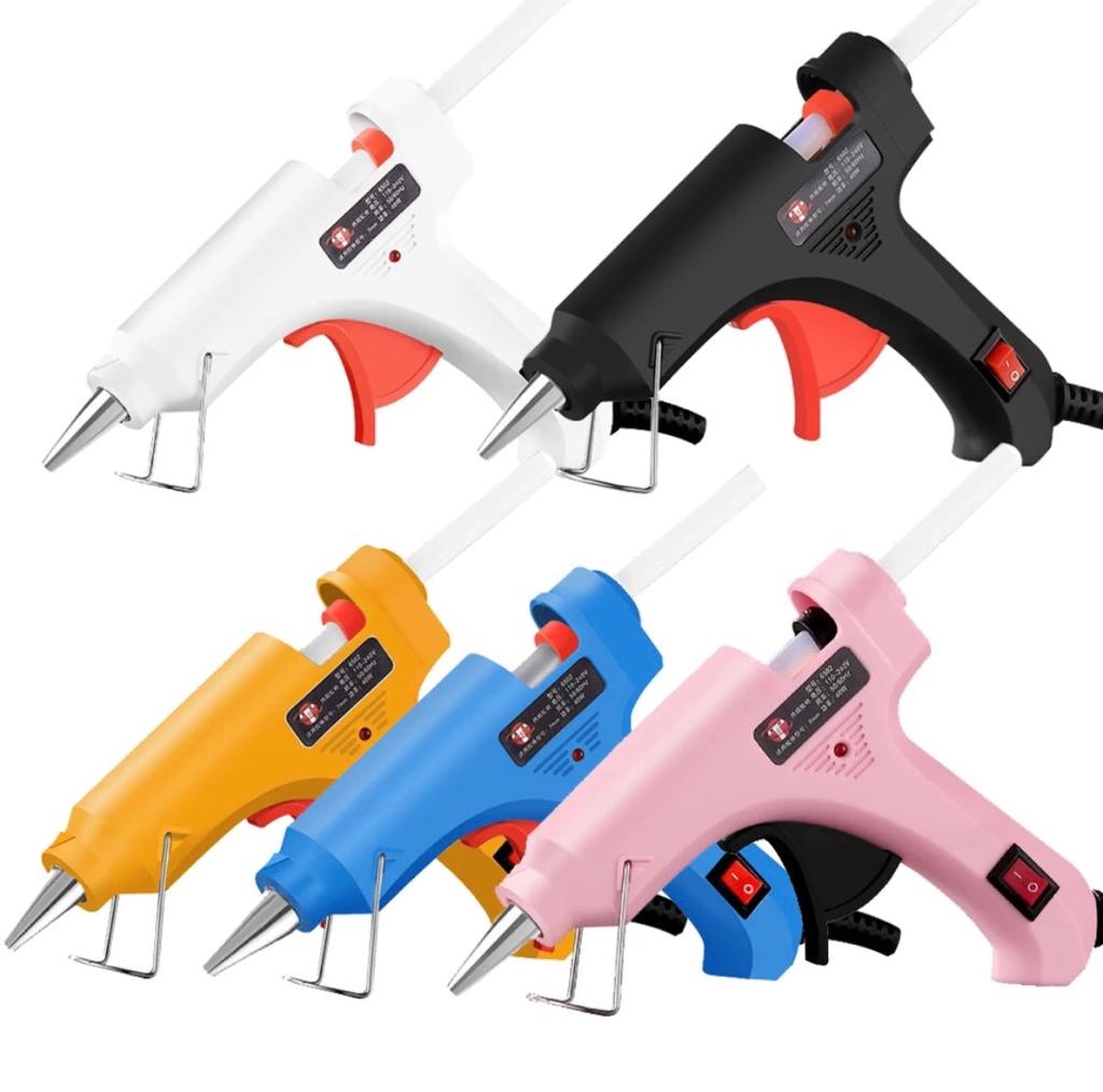 Mini Hot Glue Gun 30W High Temperature Glue Gun for DIY Crafts, Projects/ 5 Colours