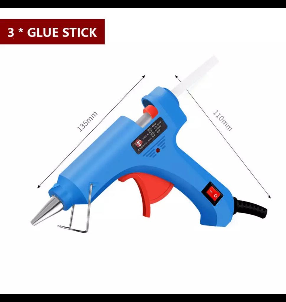 Mini Hot Glue Gun 30W High Temperature Glue Gun for DIY Crafts, Projects/ 5 Colours