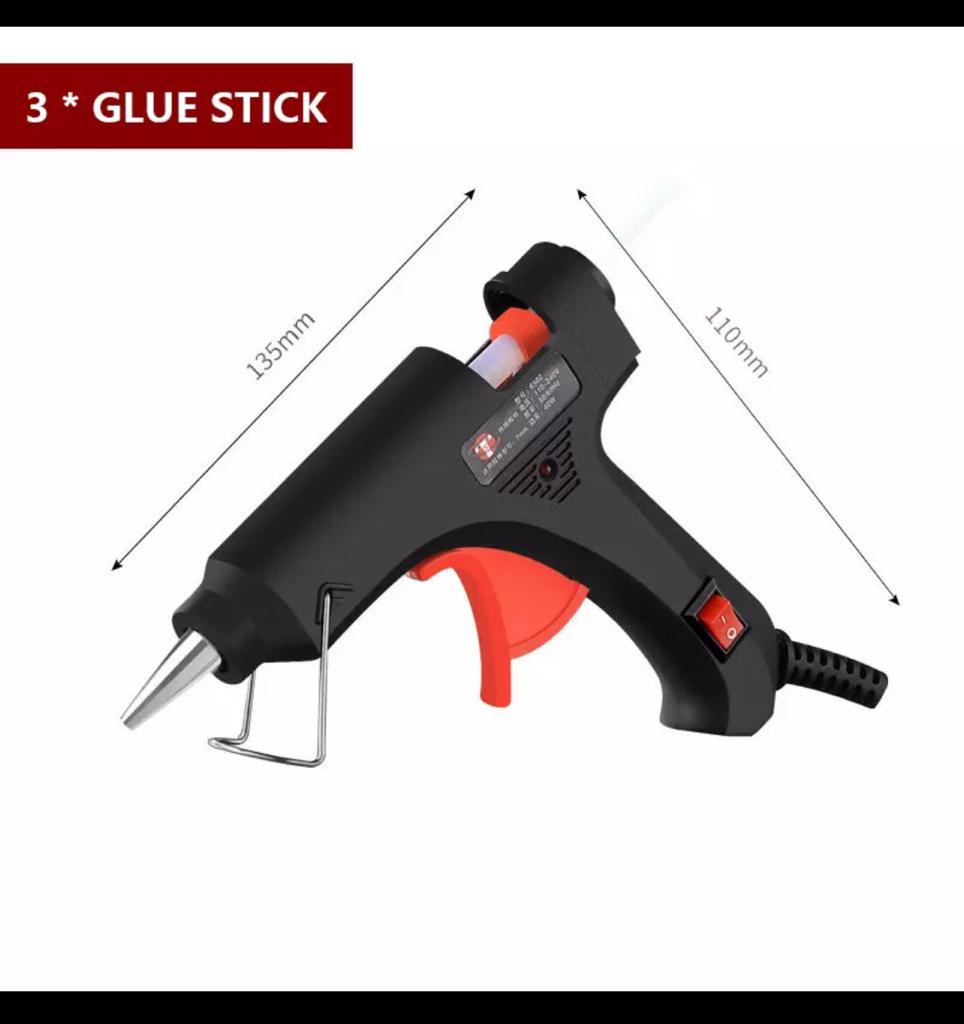 Mini Hot Glue Gun 30W High Temperature Glue Gun for DIY Crafts, Projects/ 5 Colours