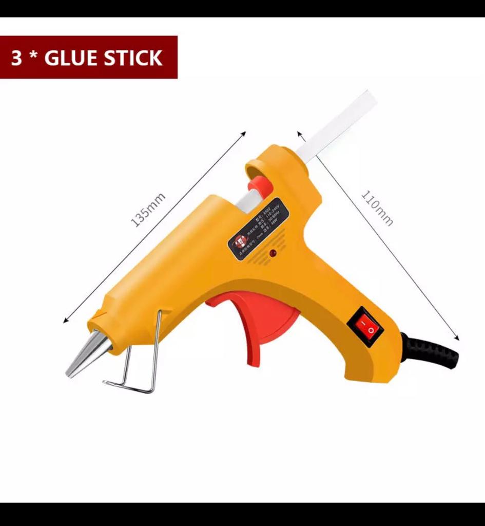 Mini Hot Glue Gun 30W High Temperature Glue Gun for DIY Crafts, Projects/ 5 Colours
