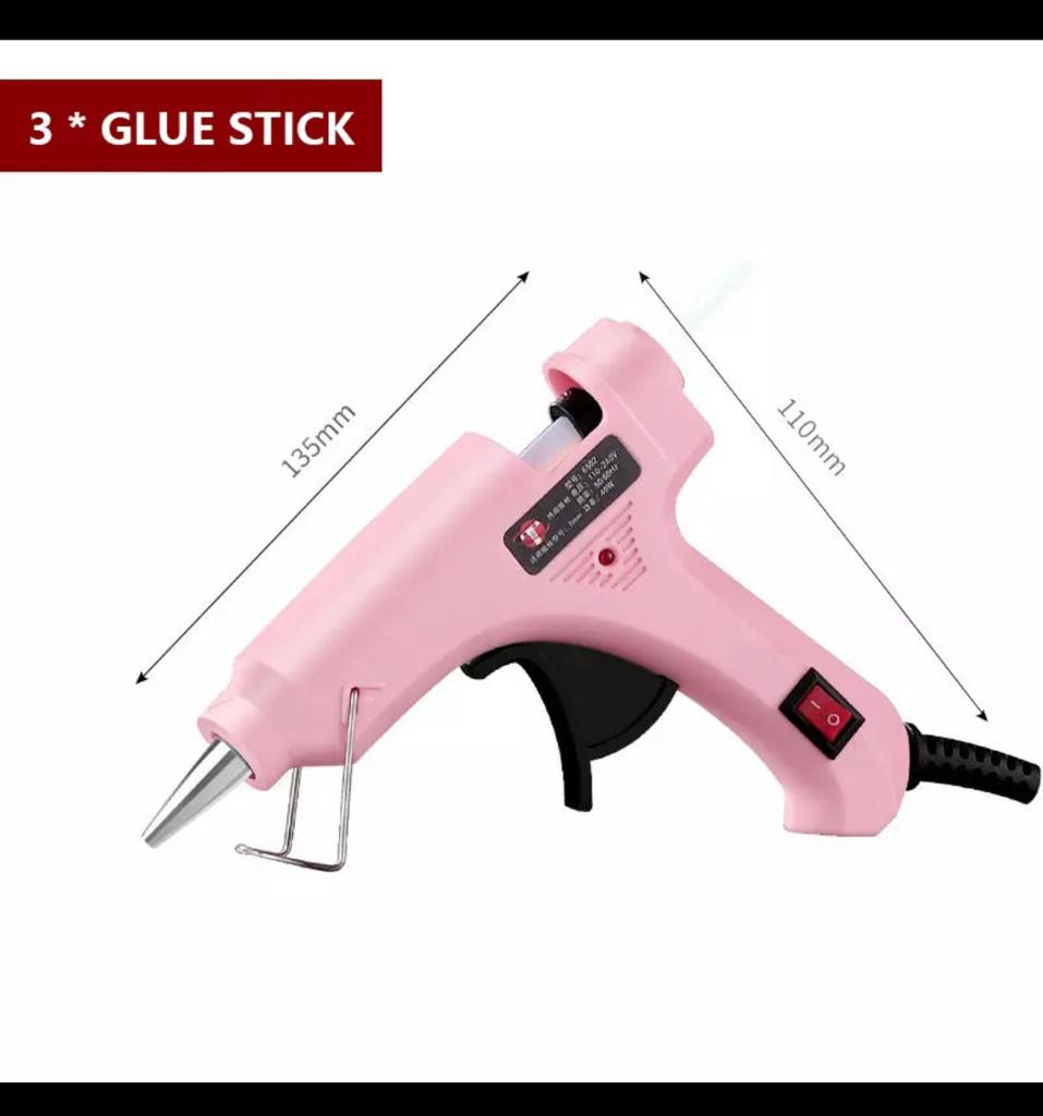 Mini Hot Glue Gun 30W High Temperature Glue Gun for DIY Crafts, Projects/ 5 Colours
