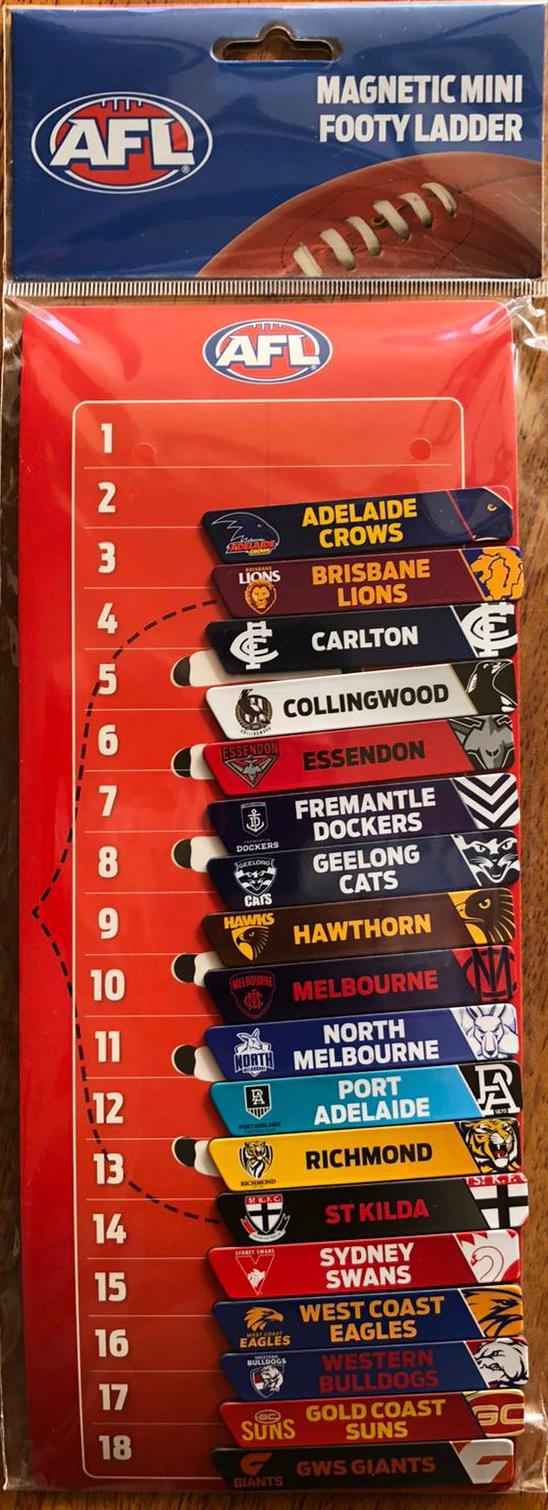 AFL Magnetic Mini Footy Ladder