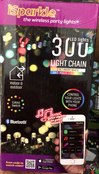 ISPARKLE 300 LED Multicolour Bluetooth Wireless Party Light/ Indoor & Outdoor