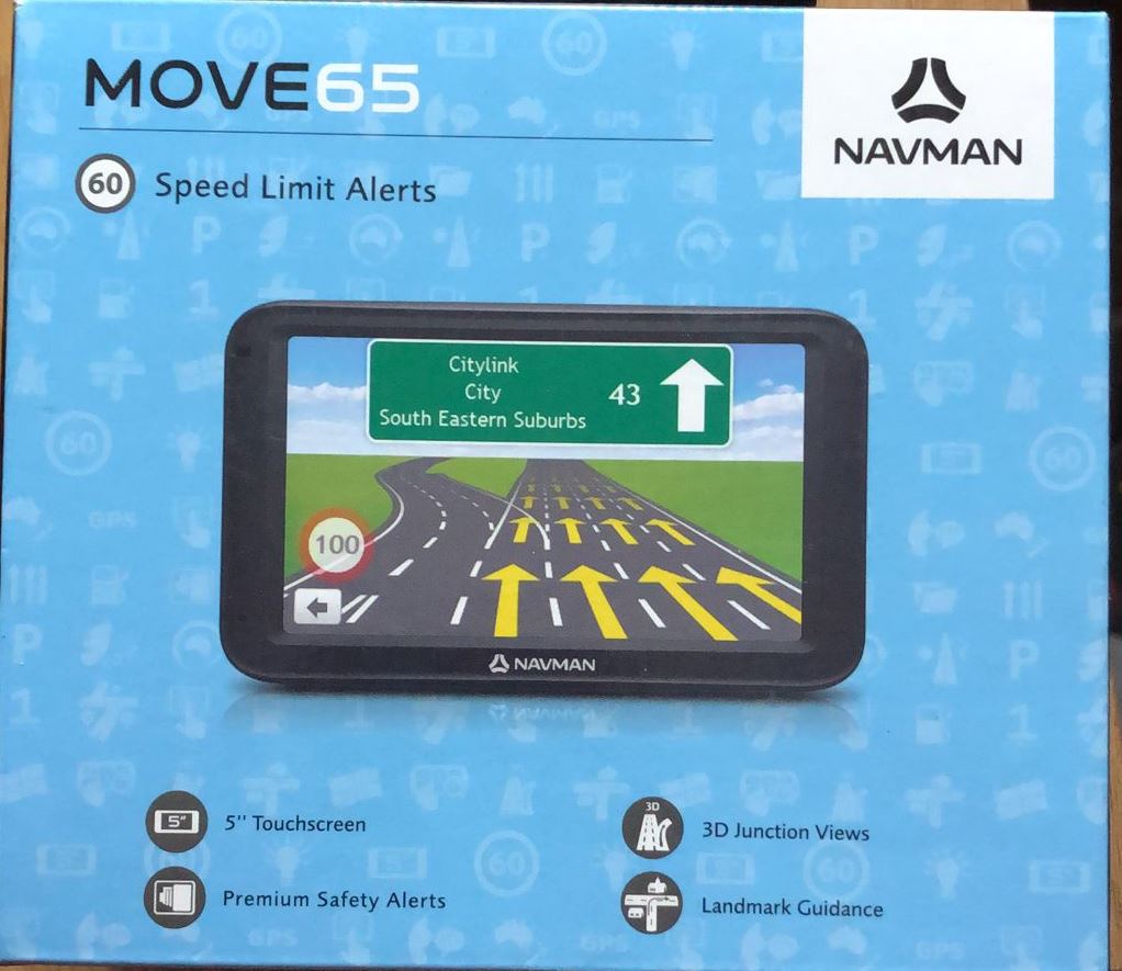 Navman Move65 GPS Navigation System/3D Junction Views/Safety Speed Limit Alerts