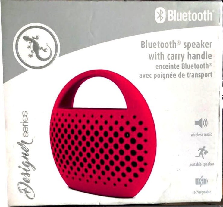 Gecko Designer Series Portable Bluetooth Speaker with Carrry Handle