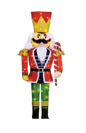 Mirabella 1.5m Festive 3D Fabric Nutcracker