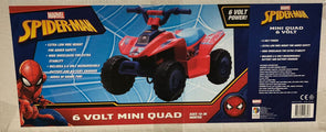 Spider-Man 6V Motorised Quad Bike Ride On/Suitable for Ages 18-36 Months