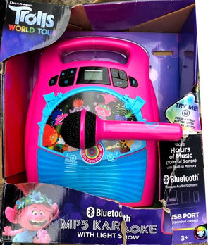 Trolls World Tour Bluetooth MP3 Karaoke With Light Show