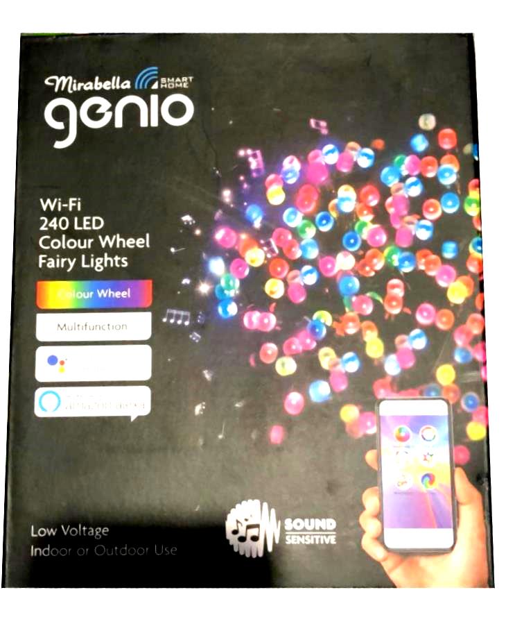 Mirabella Christmas Genio Wi-Fi 240 LED Colour Wheel Fairy Lights - MultiFunction - TheITmart