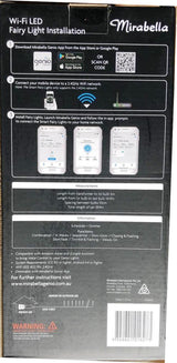 Mirabella Christmas Genio Wi-Fi 350 LED Fairy Lights - Multi Colour - TheITmart