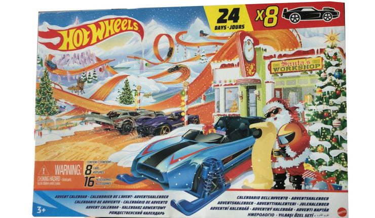 Hot Wheels Advent Calendar Track Santa's Workshop / Suitable for 3+ Years
