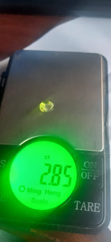 925 Sterling Silver Genuine 2.85 Carat Himalayan Peridot Ring - Green 8.5 Size - TheITmart