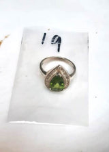 925 Sterling Silver Genuine 2.85 Carat Himalayan Peridot Ring - Green 8.5 Size - TheITmart