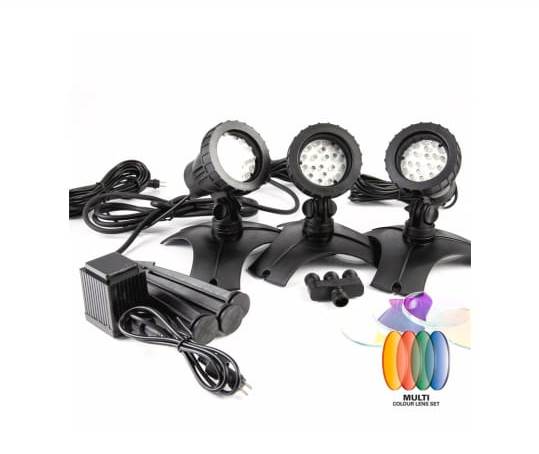 Aquapro 20 Led Warm White Pond And Garden Light -3 Pack