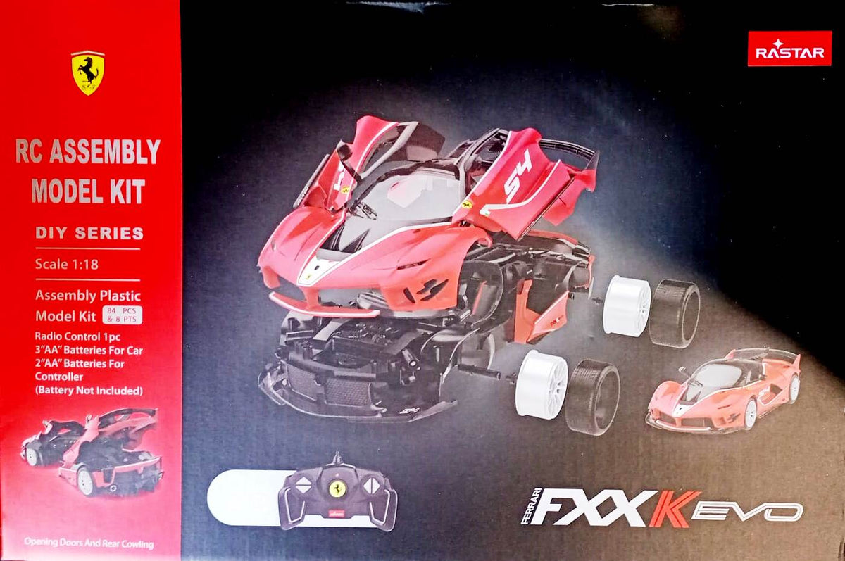 RASTAR Ferrari FXXK EVO RC Assembly Model Kit DIY Series/Suitable for ...