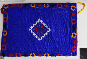 Hand Made Craft Colourful Traditional Ladies Purse / Blue