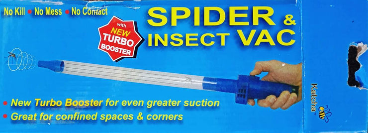 Spider & Insect Vac / Simple, effective & Re-usable/ No Bait