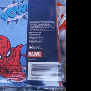 Marvel Spiderman Double-Bed Quilt Cover Set / Printed Exclusive Design