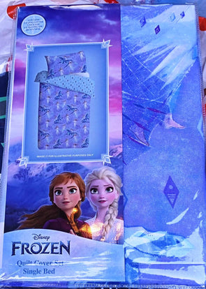 Frozen Quilt Cover Set - Single Bed/Soft Hand Feel/ Printed Exclusive Design