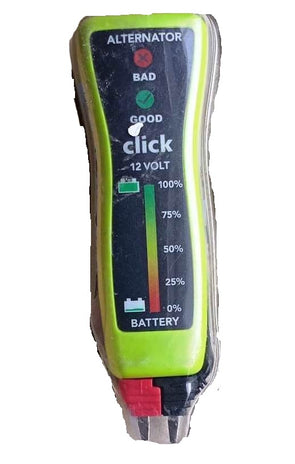 Click 12 Volt Accessory Battery Tester/Easy to use