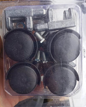 Clever Closet Castors for Wire Storage Frames - 4 Pack
