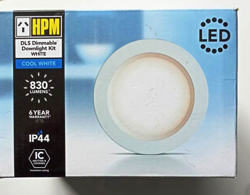 HPM DLS9002 10W 90mm LED Fixed Downlight - Cool White - TheITmart