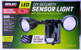 Arlec MAL634 6.5W LED Spotlight With 10m/120 Degree Sensor/500Lumen/Adj Timer