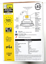 HPM 5W 70mm DLI LED Downlight - 4 pack /Warm White - DLI700814P - TheITmart