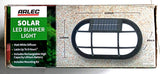 Arlec LED Black Solar Bunker Light - LVS671BK - TheITmart