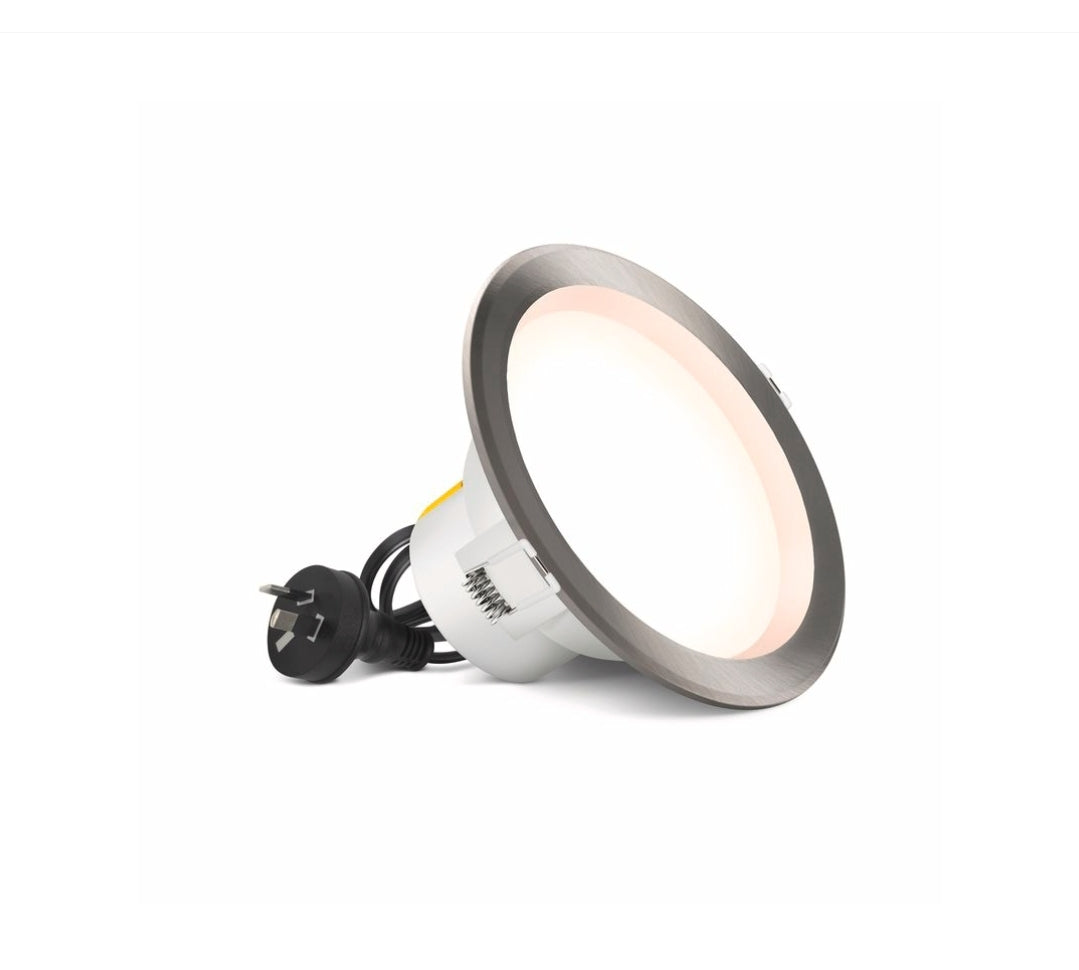 HPM DLI12504 7W DLI Cool White LED downlight with Brushed Chrome Finish - TheITmart