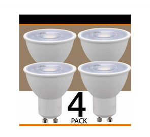 Luce Bella 4 Pack 5.5w 500lm 36° Warm White GU10 LED Globe -GLD083BX