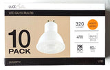 Luce Bella GLD403P10 4W 320lm 60° Warm White GU10 LED Globe - 10 Pack