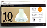 Luce Bella GLD401P10 4.5W 320lm 60° Warm White MR16 LED Globe - 10 Pack