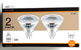 Luce Bella 5W 390Lumen 36° Warm White MR16 LED Globe- 2 Pack